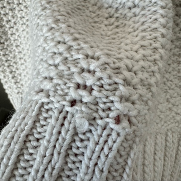 American Eagle Outfitters Jegging Sweater Fair Isle Size XS Cream Winter Fall - Picture 9 of 12